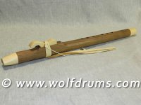 G Key 432Hz Native American style flute - Black Walnut