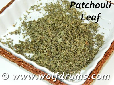 Patchouli loose leaf 10g tin - Click Image to Close