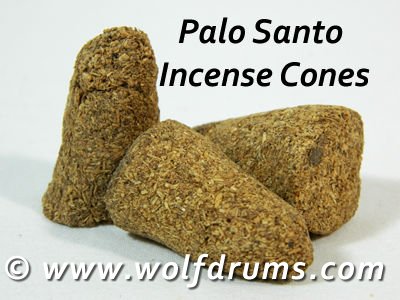 Palo Santo Incense Cones (6pk) - Click Image to Close