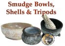 Smudge Bowls, Burners & Shells