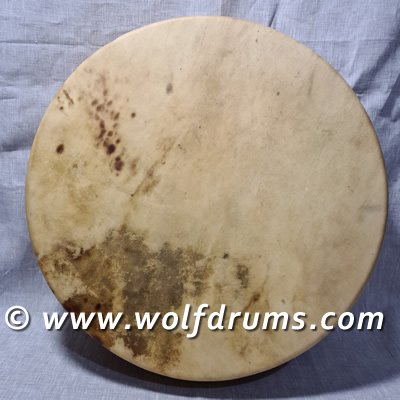 Circle of Life Drum - Fallow Deer Rawhide 18in Drum - Click Image to Close