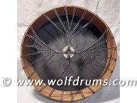 (image for) Raven Totem Drum - Deer rawhide Shaman Drum