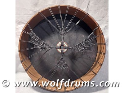 (image for) Raven Totem Drum - Deer rawhide Shaman Drum