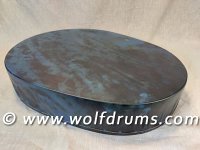 (image for) Fallow Deer Shaman Drum with Carved Owl Totem Handle