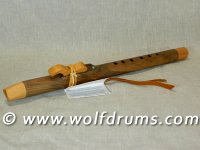 A Key Native American style flute - Black Walnut