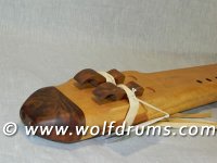 Bass B Drone Native American style flute - Qld Maple