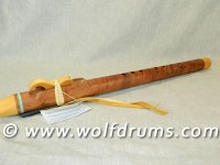 (image for) Bass D Native American style flute - Tassie Myrtle Burl