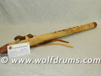 (image for) Bass D Native American style flute - Figured Camphor Laurel