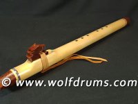 Bass D Key Native American style flute - Huon Pine