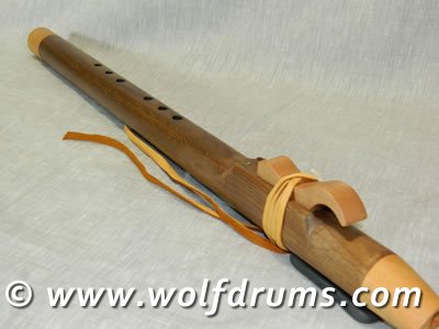 E Key 432Hz Native American style flute -QLD Black Walnut - Click Image to Close