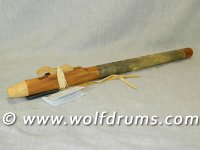 (image for) E key 432Hz Native American style flute - Nara and Buckeye burl