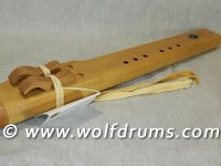 E Drone Native American style flute - Qld White Beech