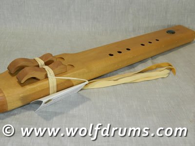 E Drone Native American style flute - Qld White Beech - Click Image to Close