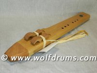 (image for) E Drone Native American style flute - Qld White Beech