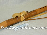 F sharp 432Hz Native American style flute - Yaka/Spanish Cedar