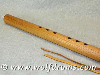 F sharp 432Hz Native American style flute - Yaka/Spanish Cedar - Click Image to Close