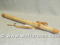 G Key Native American style flute - English Sycamore
