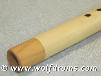 G Key Native American style flute - English Sycamore - Click Image to Close