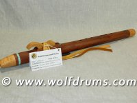 G Key 423Hz Native American style flute - Old Growth Plum Wood