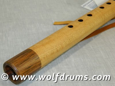 G sharp Native American style flute - Southern Silky Oak - Click Image to Close