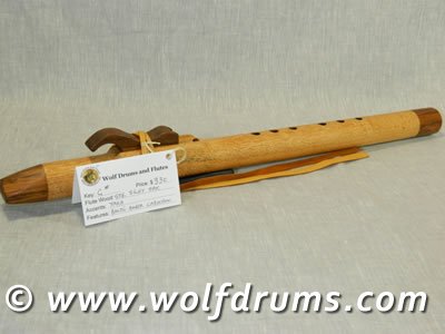 G sharp Native American style flute - Southern Silky Oak - Click Image to Close