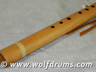 G Key Native American style flute - US Sycamore - Click Image to Close