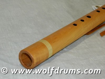 G Key Native American style flute - US Sycamore - Click Image to Close