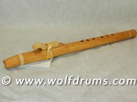 G sharp Native American style flute - US Sycamore