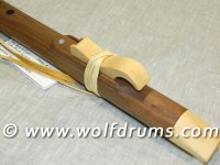 G Key 432Hz Native American style flute - Black Walnut
