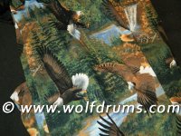 Flute Bag - eagle print pattern
