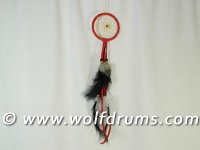 Dream Catcher 3inch red and gold