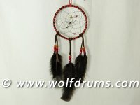 Dream Catcher 5inch Earth brown with red