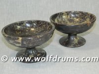 Natural Stone Carved Smudge Bowl