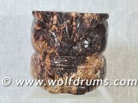 Owl Carved Soapstone smudge pot