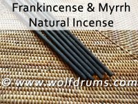 * Frankincense and Myrrh incense sticks 10pk