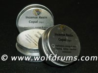 (image for) NEW - White copal incense resin in tin