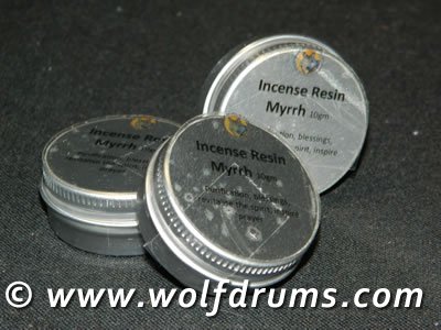 NEW - Myrrh incense resin in tin - Click Image to Close