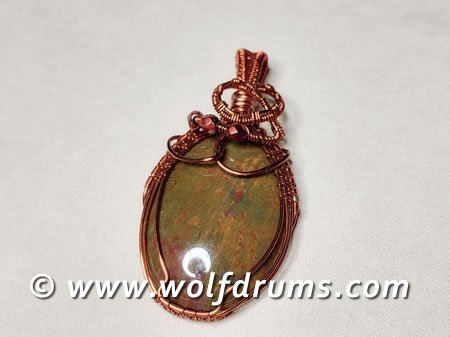 (image for) Bloodstone pendant