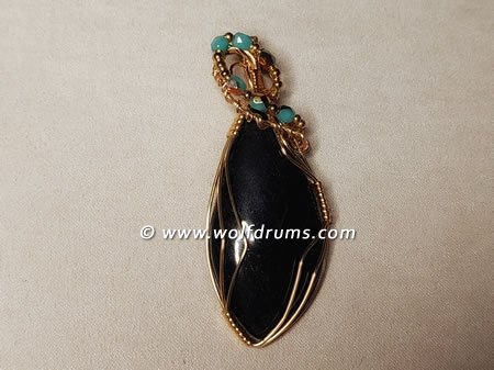 (image for) Black Tourmaline pendant